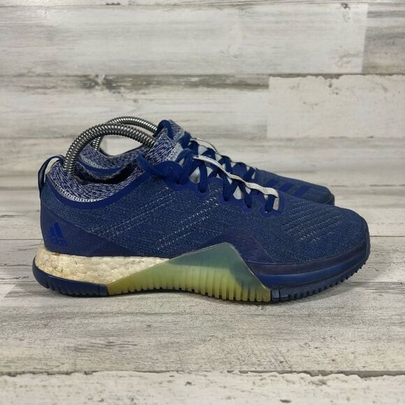 Adidas Women's Blue CrazyTrain Elite Athletic Sneaker Shoes Size 7‎ 1/2 - Picture 1 of 8